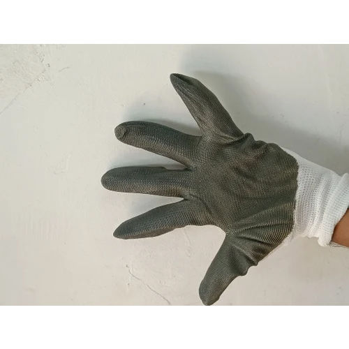 Pu Coated Hand Gloves - Color: Grey