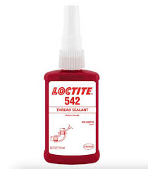 Loctite Thread Sealant - Anaerobic, Variable Viscosity, Red | Cost Effective, Durable Seal, Easy Application, Leak Prevention, Vibration Resistance
