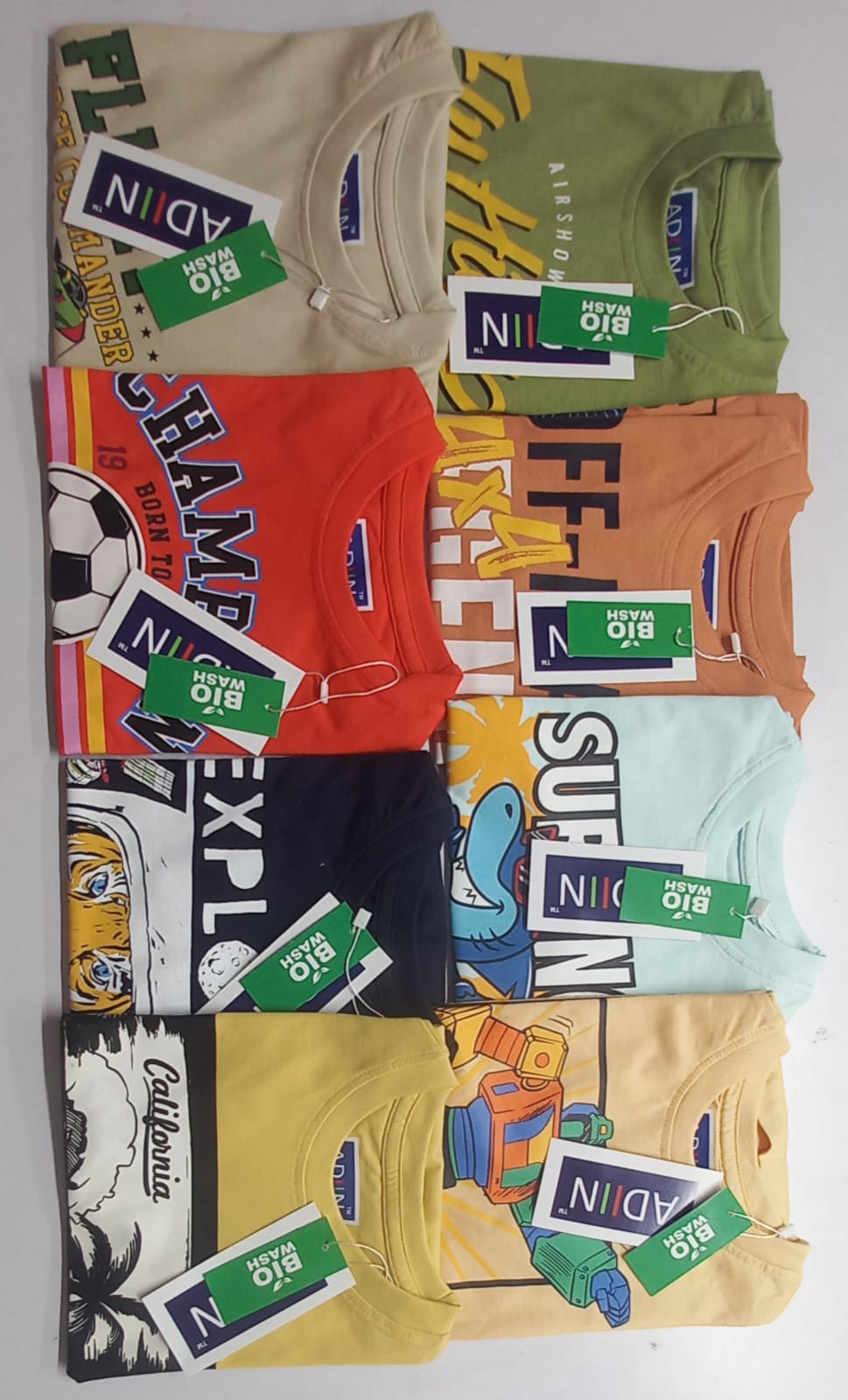 Boy T Shirt - 100% Rl Combed Compact Cotton, 180 Gsm, Soft Hand Touch | Trending Colours, Attractive Print, Single Jersey Design