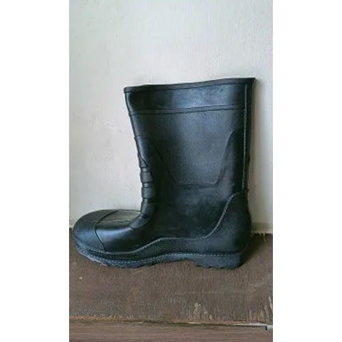 Pvc Sole Gum Boot - Color: Black