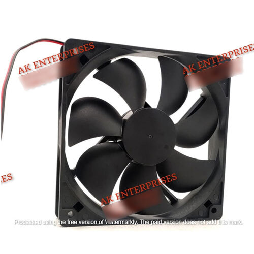 G1225H24B-Fsr-Em-Blk Axial Fan 24V-0.27A Dc Brushless Air Cooling Fan 2400 Rpm 120 * 120 * 25Mm 2-Wire - Color: Black