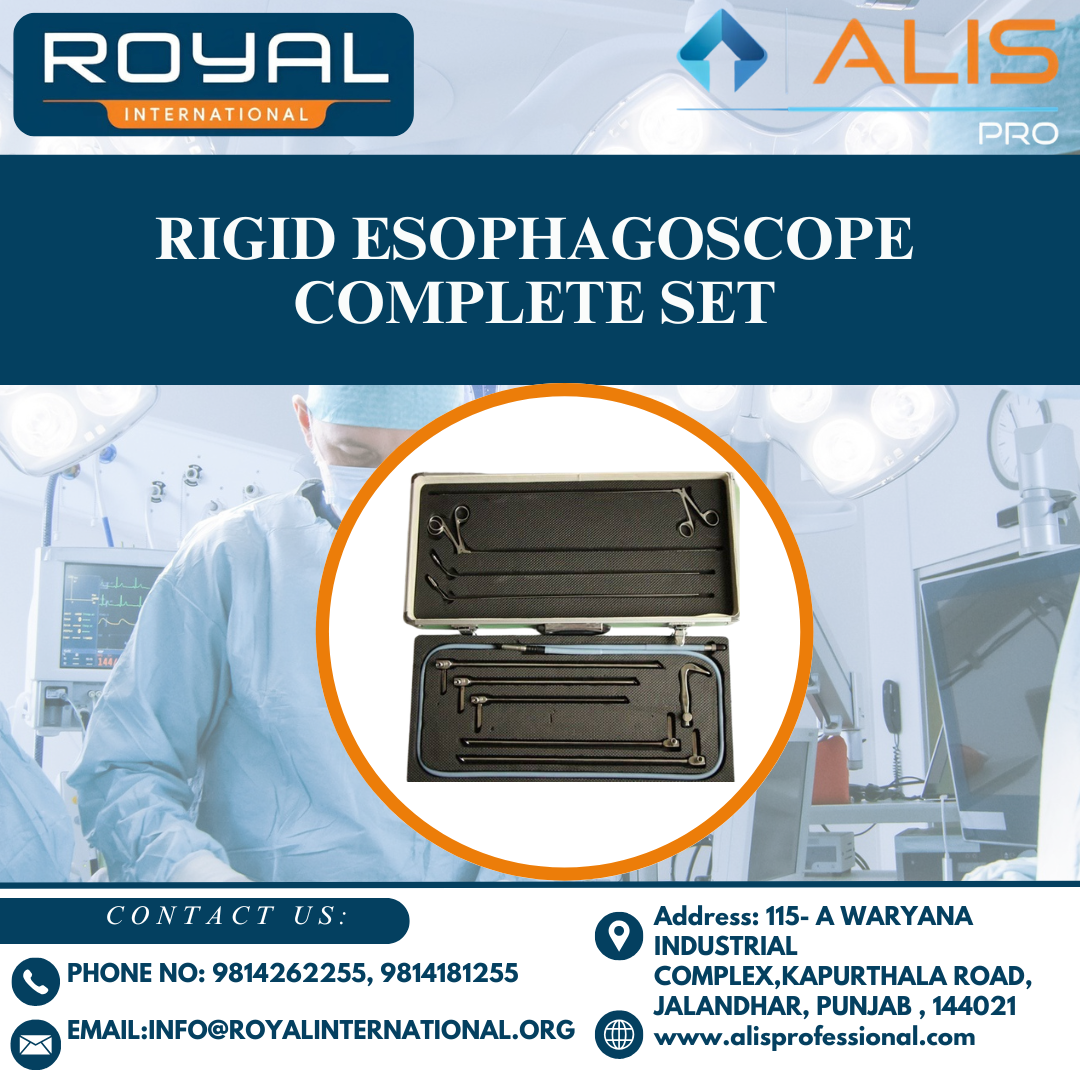 Rigid Esophagoscope Complete Set