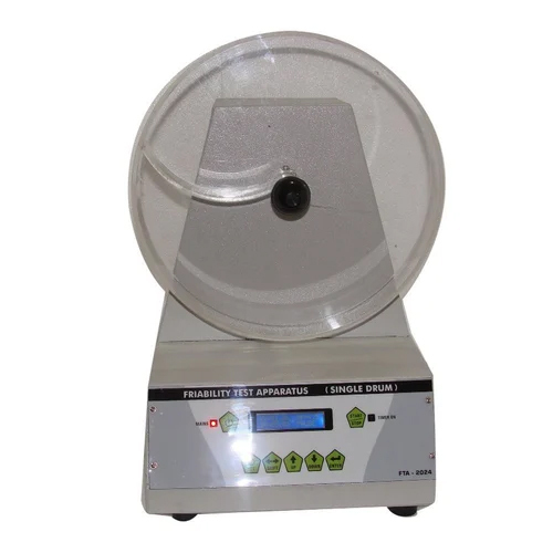 Single Drum Tablet Friability Test Apparatus - Color: Grey