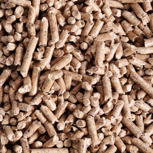 Biomass Wood Pellets - Color: Brown