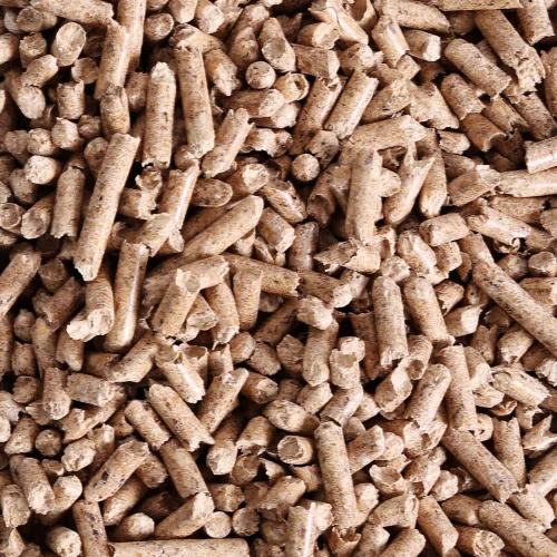 Biomass Mustard Pellets - Color: Dark Brown