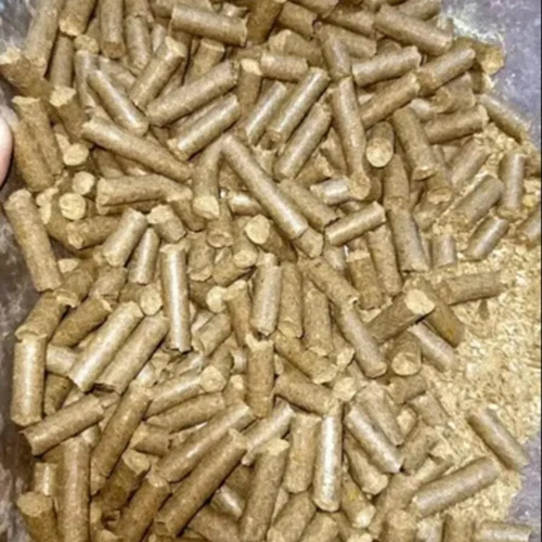 Mustard Biomass Pellet - Color: Brown