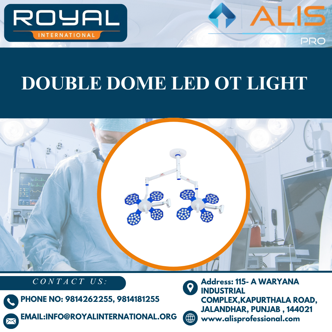 Double Dome Led Ot Light - Color: Blue