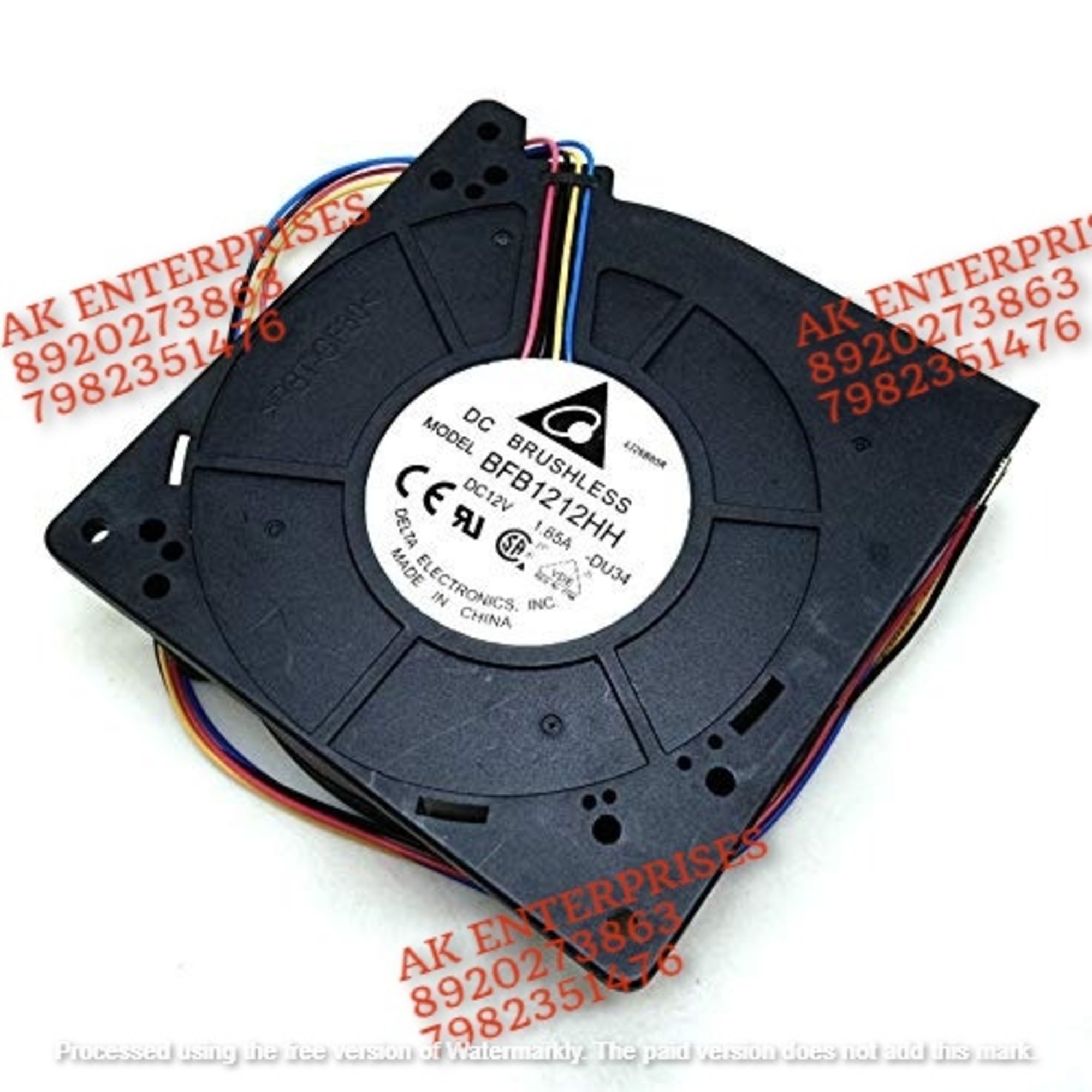 Delta BFB1212HH DC12V 1.65A  4Line Computer Blower Cooling Fan