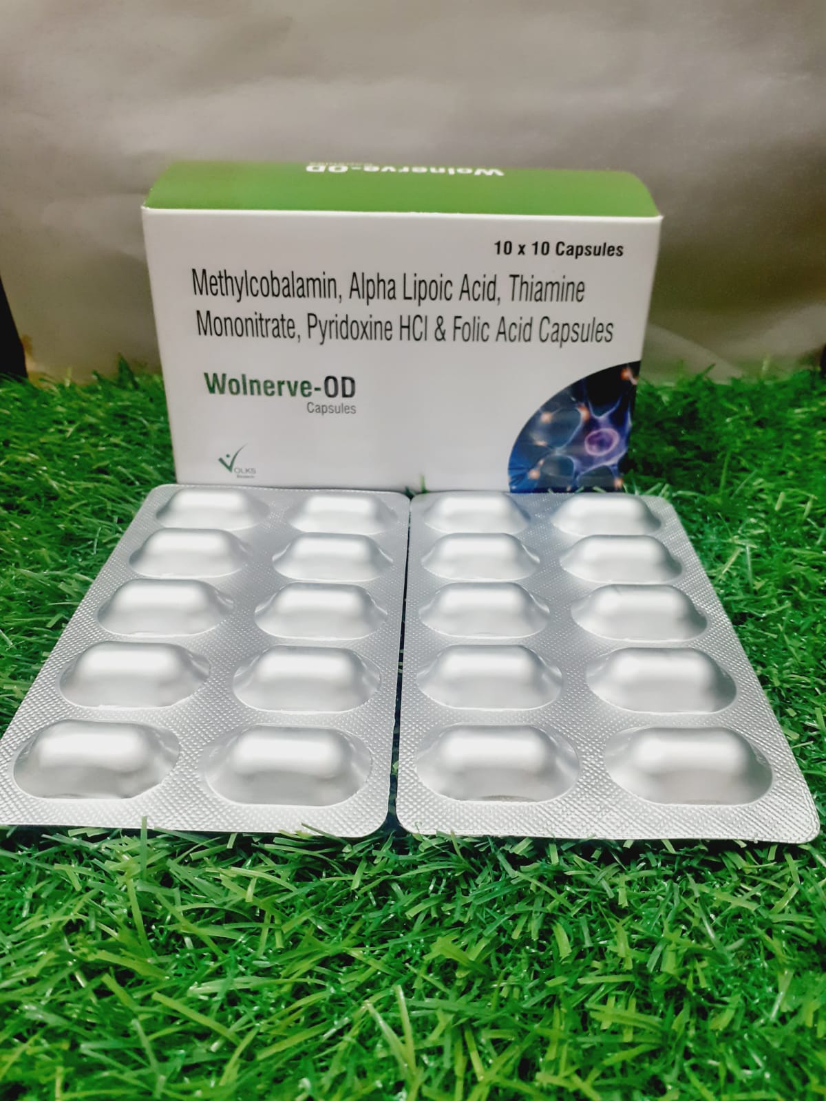 Methylcobalamin 1500mcg + Alpha Lipoic Acid 200mg + Thiamine Mononitrate Pyridoxine Hci & Folic Acid Capsules