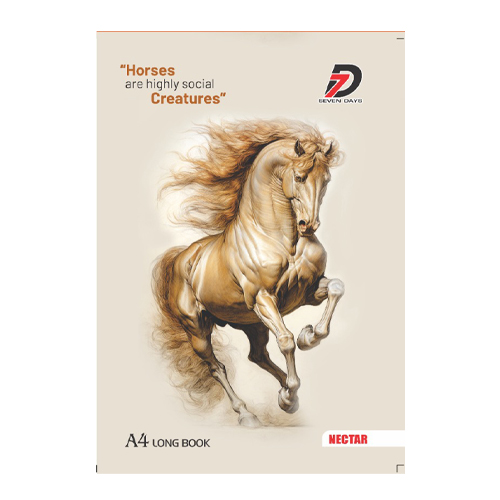 CTC Nectar Series Ultra-Capacity A4 Register | 224 Pages Premium Single Line Long Book