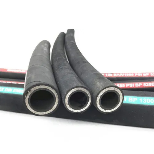 Rubber Spiral Hose - Color: Black