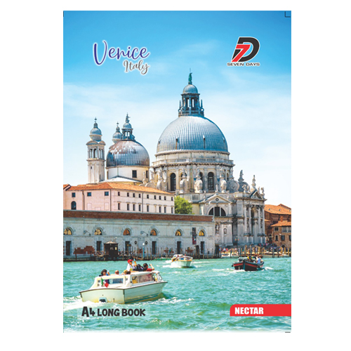 Ctc Nectar Series Ultra-capacity A4 Register | 224 Pages Premium Single Line Long Book - Binding: Thread Binding