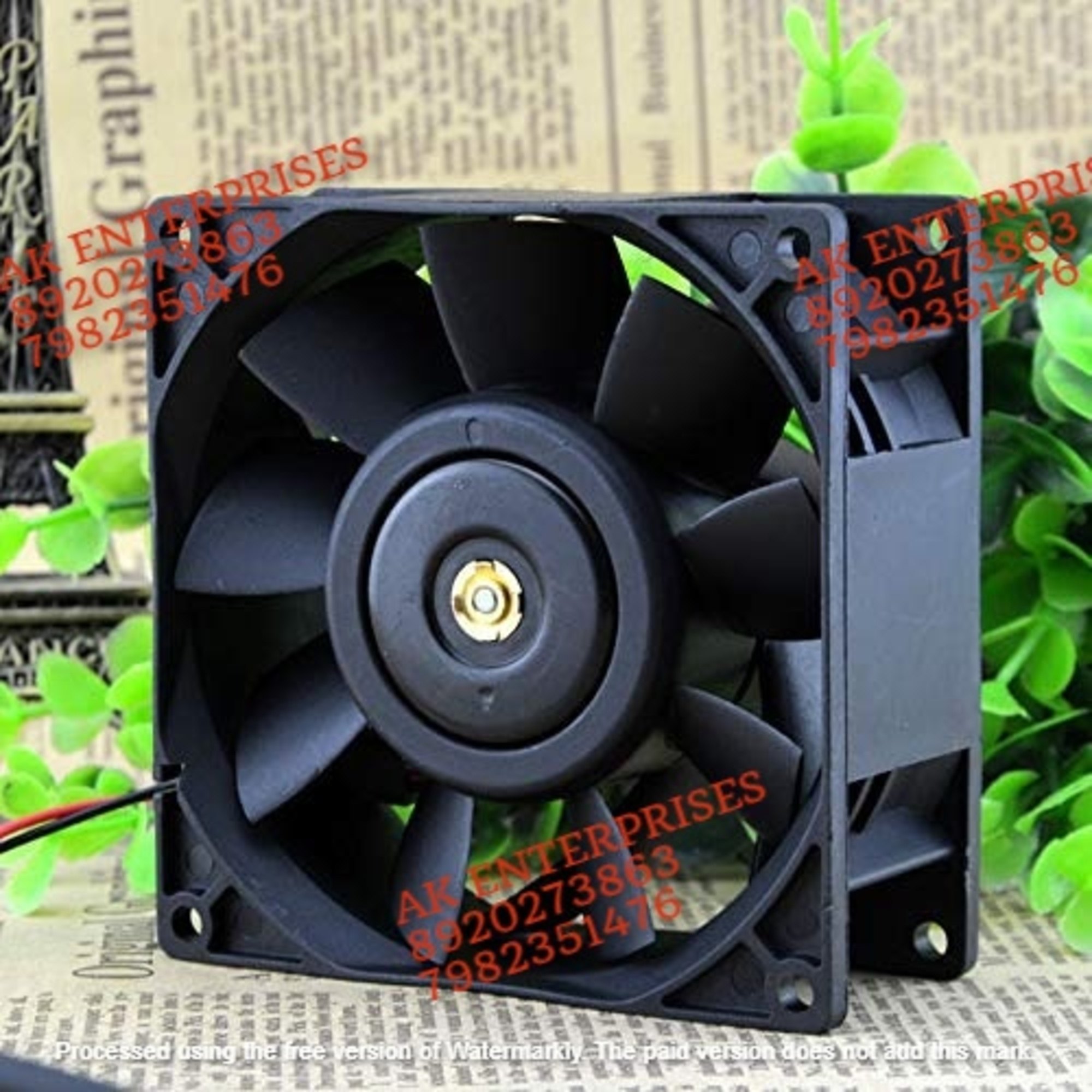 Delta PFB0924UHE Axial Fan 24V-1.22A DC Brushless Air Cooling Fan 7000 RPM 92 * 92 * 38mm 2-Wire