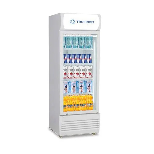 Vc-600 Nf Single Door Visi Cooler - Color: White