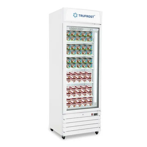 Vf-400 Single Door Upright Visi Freezer - Color: White