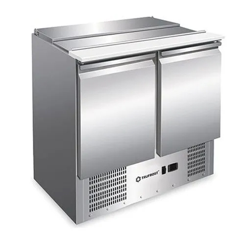 Saladette Counter Refrigerator - Color: Silver