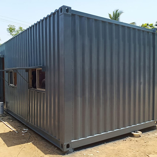 Portable Storage Container - Mild Steel, 40 Feet Length, 8-12 Feet Height, Customized Internal Dimensions - Polished Finish for Sleek Professional Look, Ideal for Portable Offices and Cabins