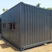 Portable Storage Container - Mild Steel, 40 Feet Length, 8-12 Feet Height, Customized Internal Dimensions - Polished Finish For Sleek Professional Look, Ideal For Portable Offices And Cabins