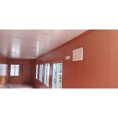 Portable Office Container - Mild Steel, 8-12 Feet Height, Up to 40 Feet Length | Customizable Internal Dimensions, Polished Finish
