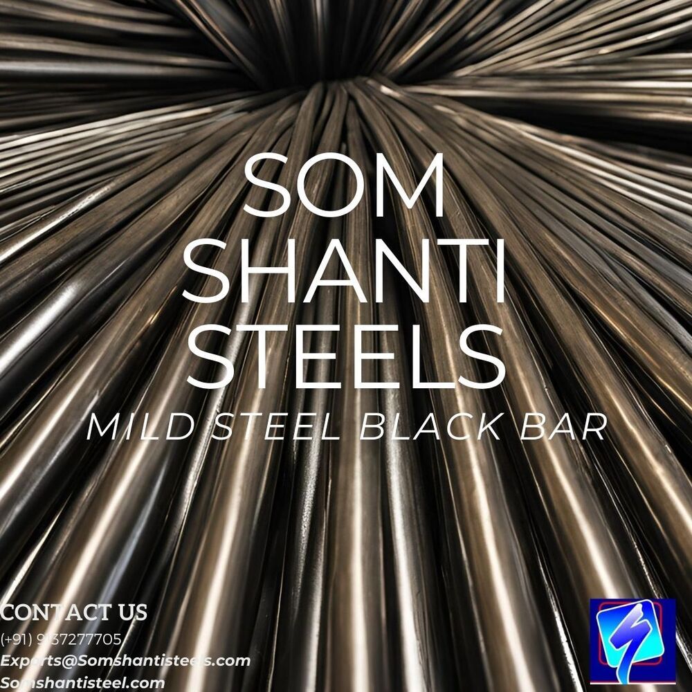 MILD STEEL BLACK ROUND BAR