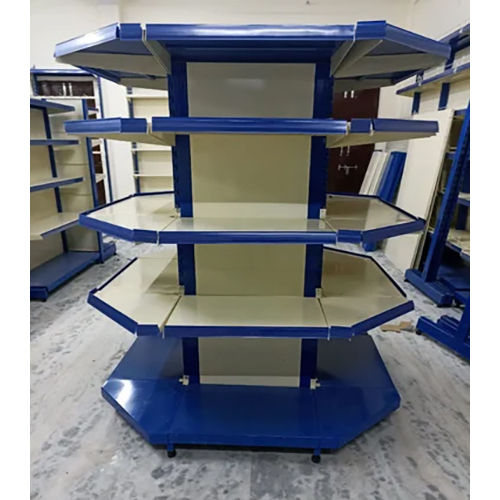 Gondola Display Rack - Color: Blue