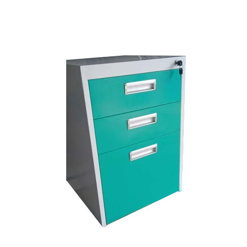 3 Drawer Stainless Steel Locker - Color: Blue