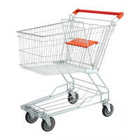 Supermarket Shopping Trolley - Color: White