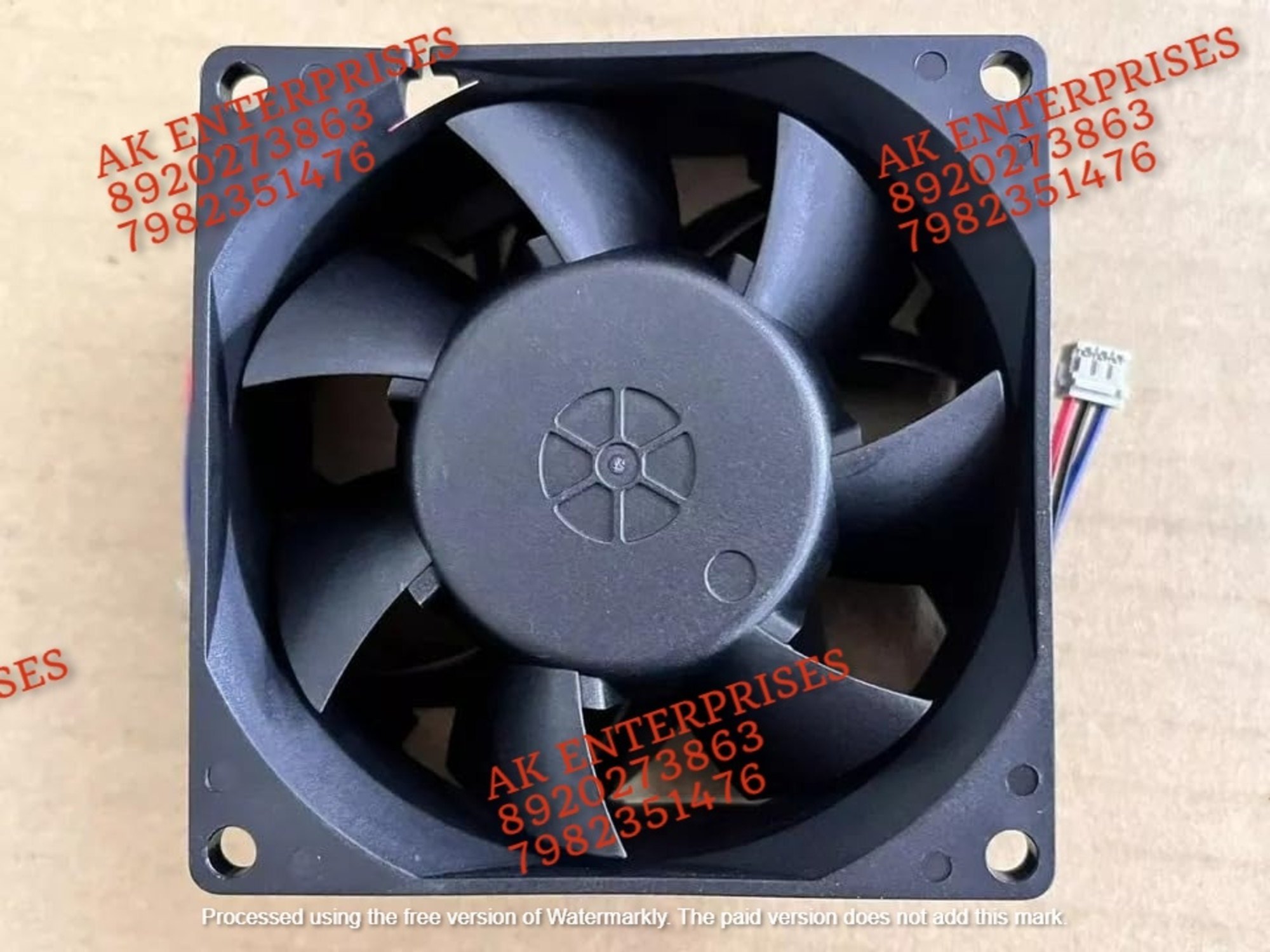 DELTA QFR0824GHE DC 24V 0.60A Air Cooling Fan,80 * 80 * 38mm Exhaust Fan (Black) 3Wire