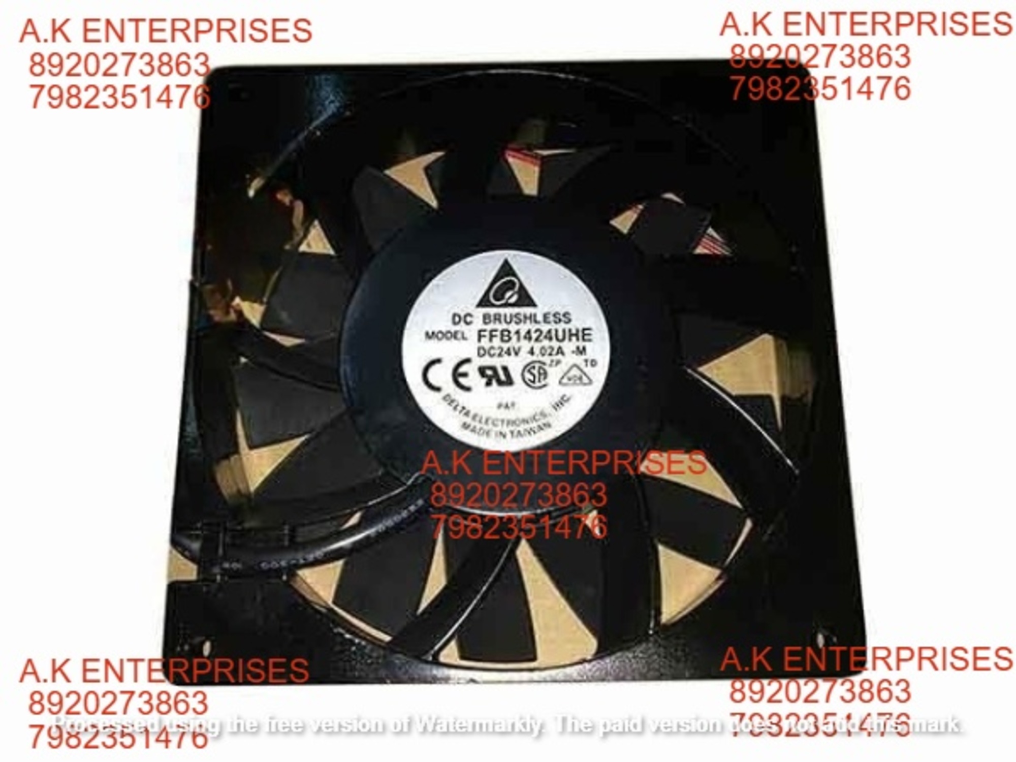  Delta Ffb1424uhe Cpu Cooling Fan 24v Dc 4.02a Air Cooling Fan 140 * 140 * 38mm 3wire