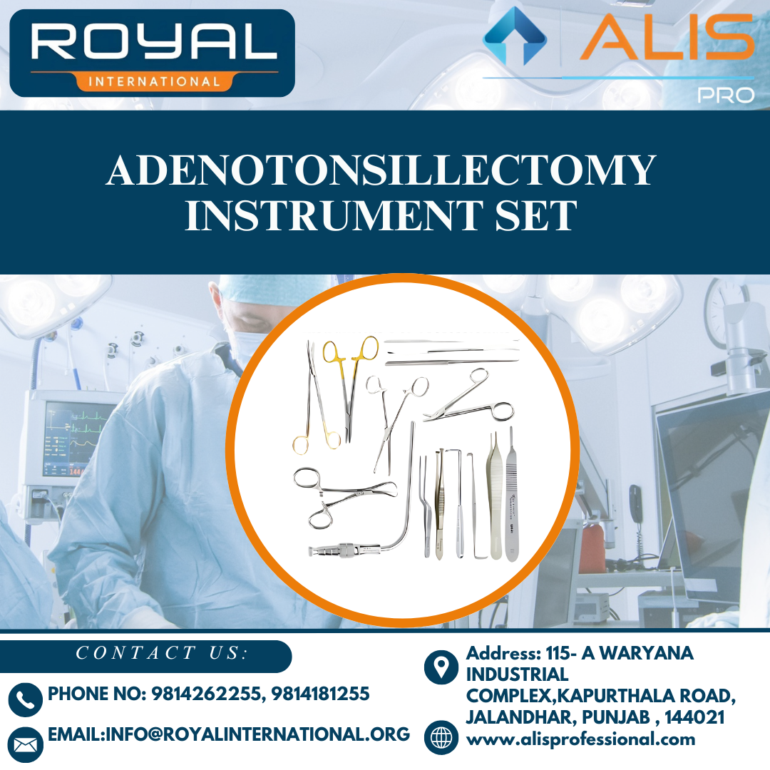 Adenotonsillectomy Instrument Set