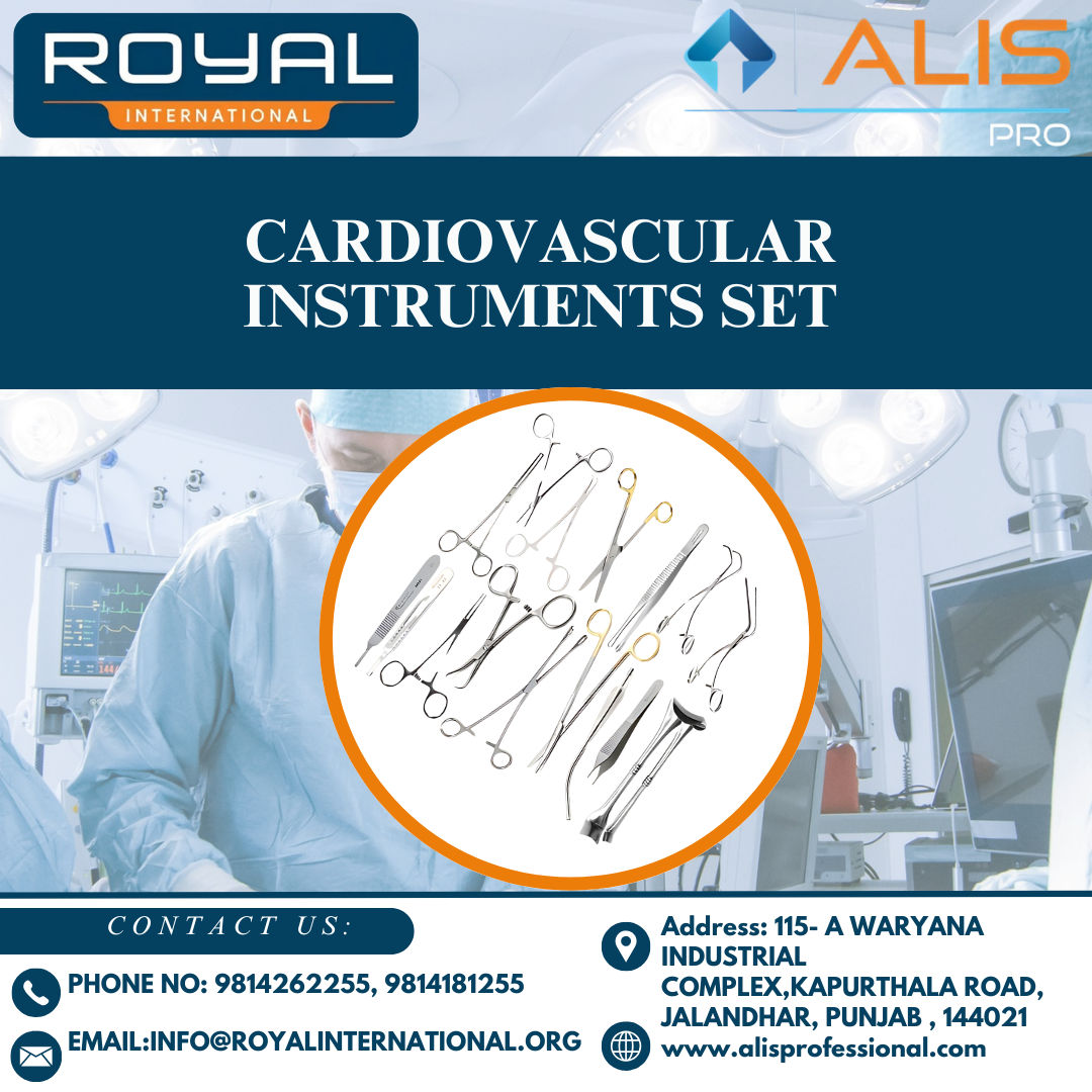 Cardiovascular Instruments Set