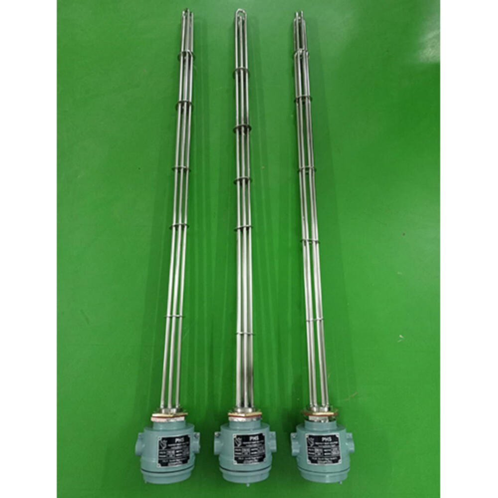 Immersion Heater With Flameproof Terminal Box - Color: Blue
