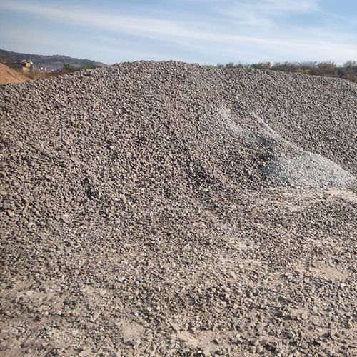 Raw Concrete Aggregates - High-Quality Stone, Size Less Than 4.75mm, Black Color | Ideal for Rigid Structures and Bulk Usage