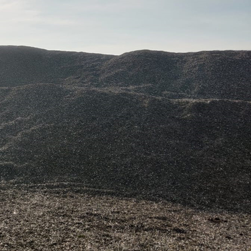 Raw Concrete Aggregates - High-quality Stone, Size Less Than 4.75mm, Black Color | Ideal For Rigid Structures And Bulk Usage