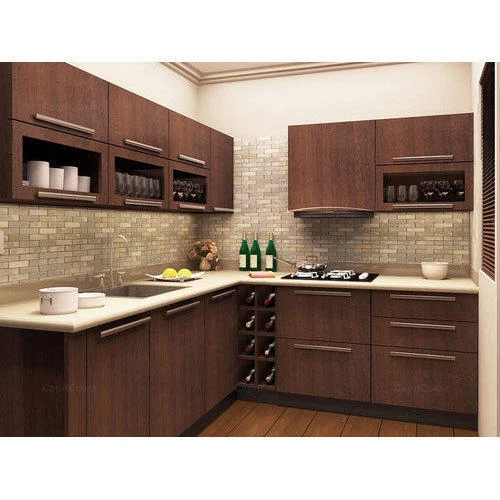 Mdf Modular Kitchen - Door Type: Sliding Door