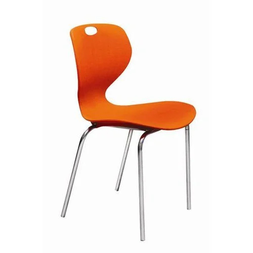 Plastic Orange Cafe Chair - Feature: Easy To Clean