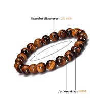 Tiger Eye Gemstone Bracelet For Women, Men, Girls & Childrens