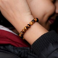 Tiger Eye Gemstone Bracelet For Women, Men, Girls & Childrens