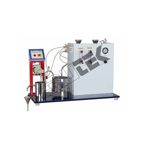 Combined Flow Reactor Apparatus - Stainless Steel 304, 1l Helical Coil Tube Reactor & 1l Cstr With Stirrer, Rotameter Flow Measurement