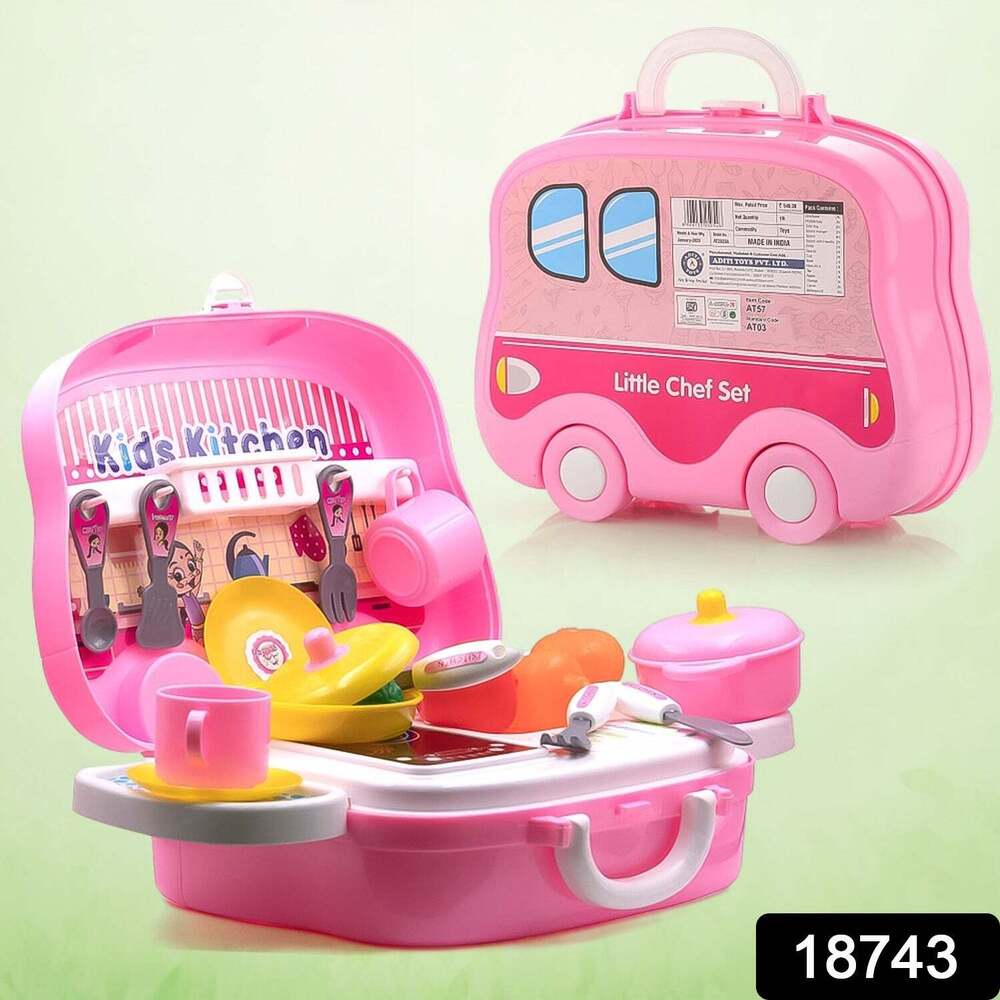 Kitchen Set for Kids Girls Pretend Play Toys Littles