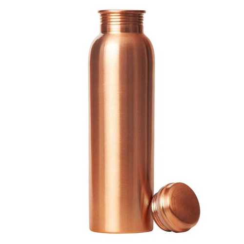 Copper Bottle - Handle Material: Brass