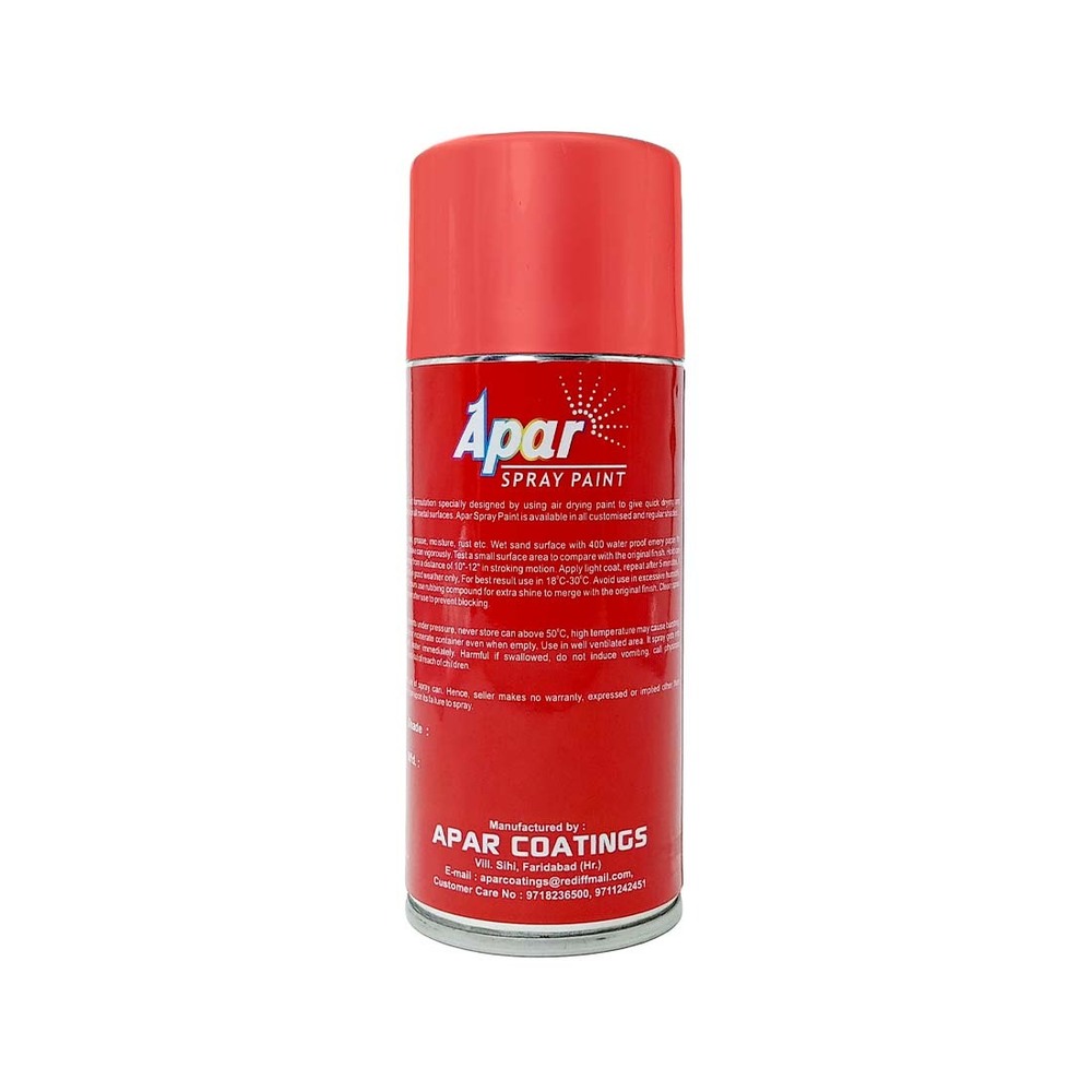 Apar Automotive Spray Paint Mas. Red  Compatible for Massey Tractors -225 ml