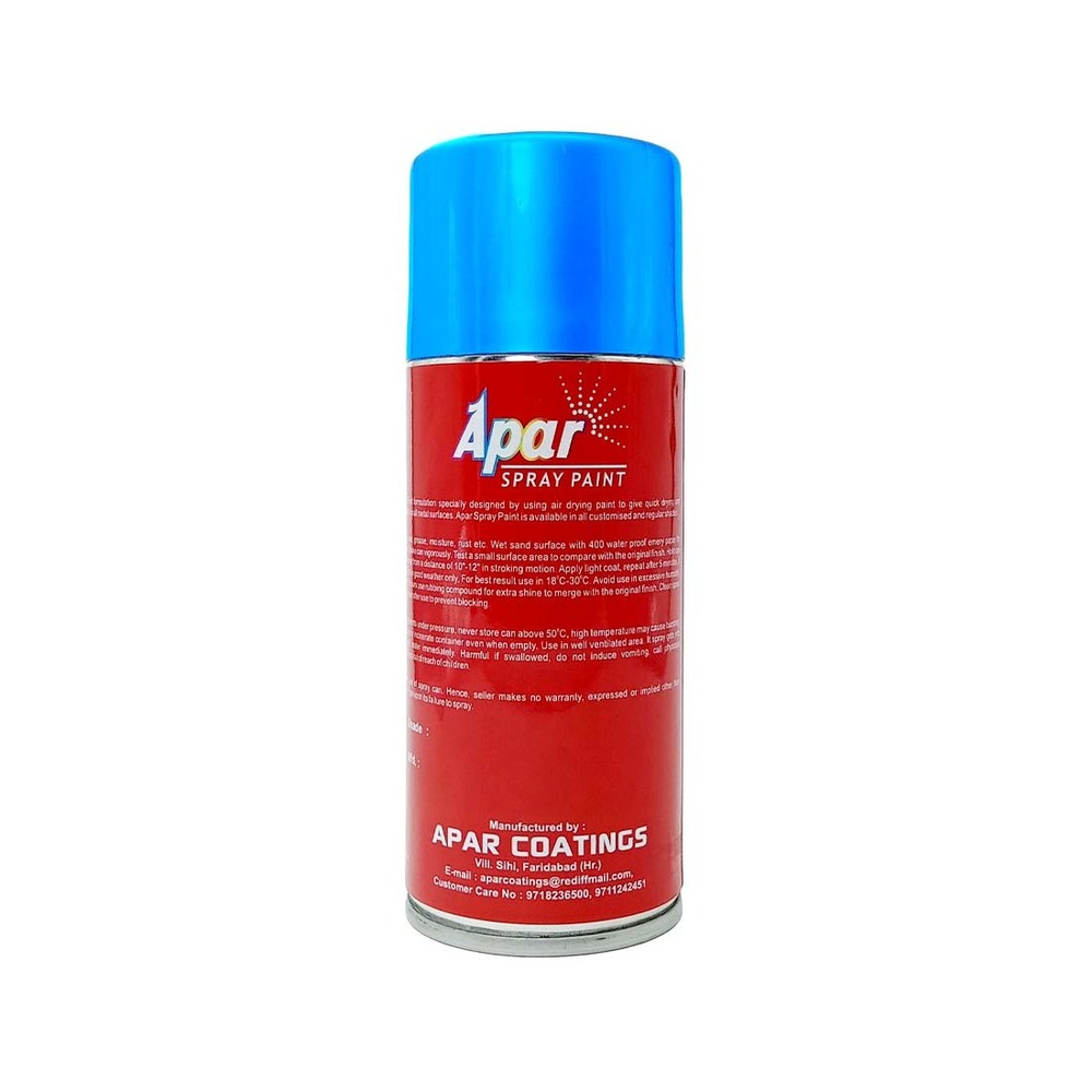 Apar Automotive Spray Paint Son. Blue Compatible For Sonalika Tractors -225 Ml - Physical Form: Liquid
