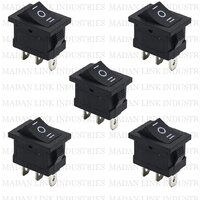 RS12 BLACK 3 PIN ON-OFF, Three Position (Center OFF)
