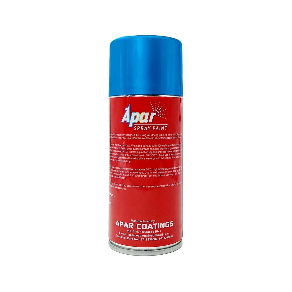 Apar Spray Paint Ft. Blue Compatible For Farmtrac Tractors -225 Ml - Physical Form: Liquid