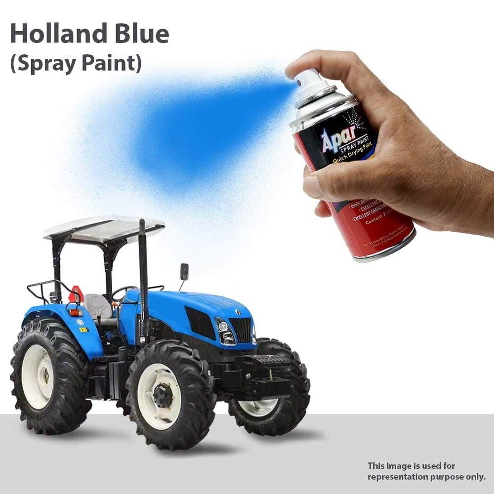Apar Spray Paint Hol. Blue Compatible For Holland Tractors -225 Ml - Physical Form: Liquid