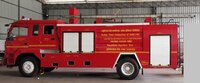 Fire Truck - Stainless Steel Body, 2000-10000 Ltr Capacity, Red Color | Diesel Fuel Type, 1 Year Warranty, Industrial Usage