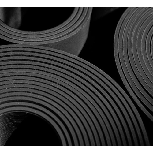 Neoprene Rubber Sheet - Thickness Options: 3mm To 10mm, Rigid High-quality Material, Black Color, High Resistance To Heat And Chemicals
