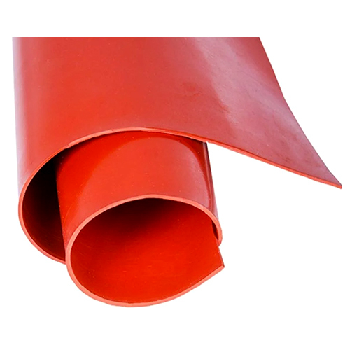 Silicone Rubber Sheet - 10m Length, 1.2m Width, Rigid Red 2-10mm Thickness | High-quality, Extreme Condition Resistance, Uv And Chemical Durable