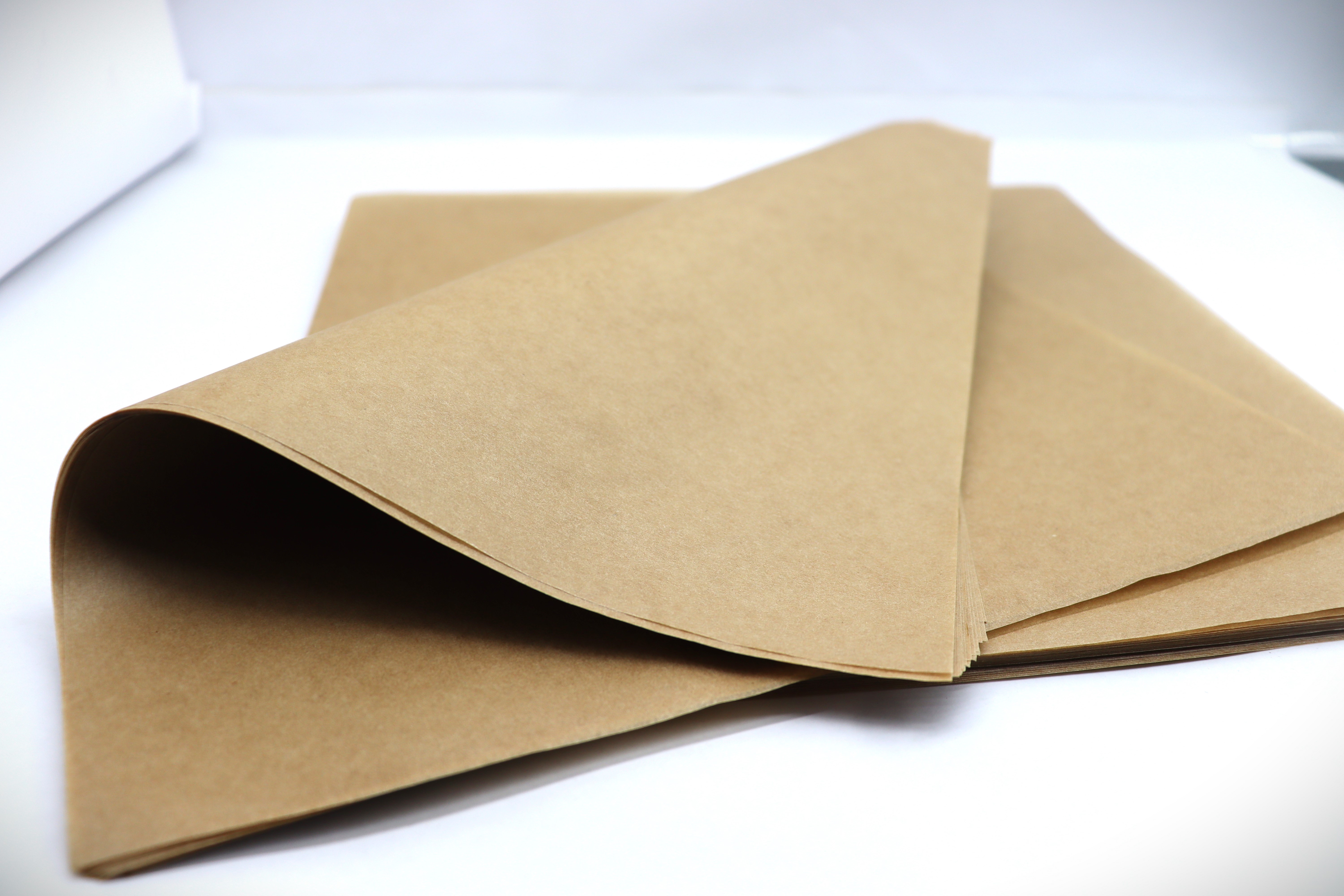 Brown Food Grade Two 2 Side Coated Butter Paper - Feature: Greaseproof